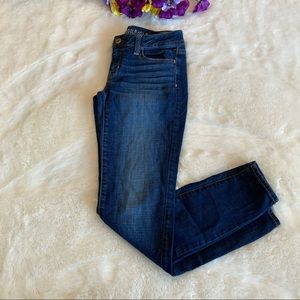 AEO Dark Wash Low Rise Jeggings Sz 4